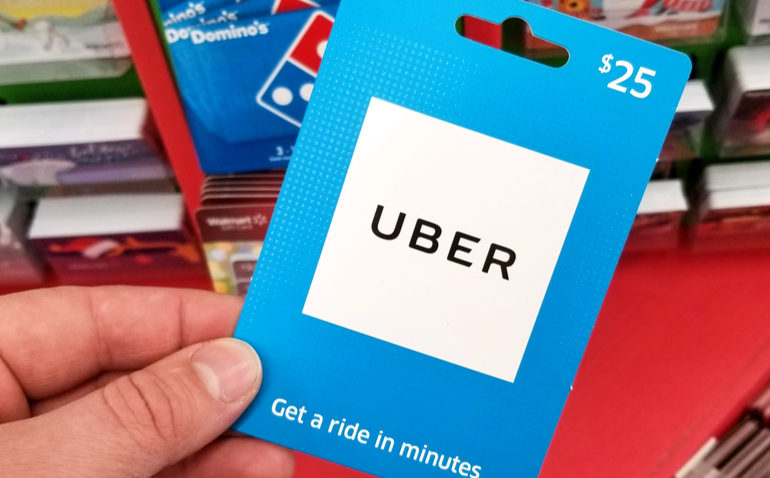 Cartão Pré Pago Uber